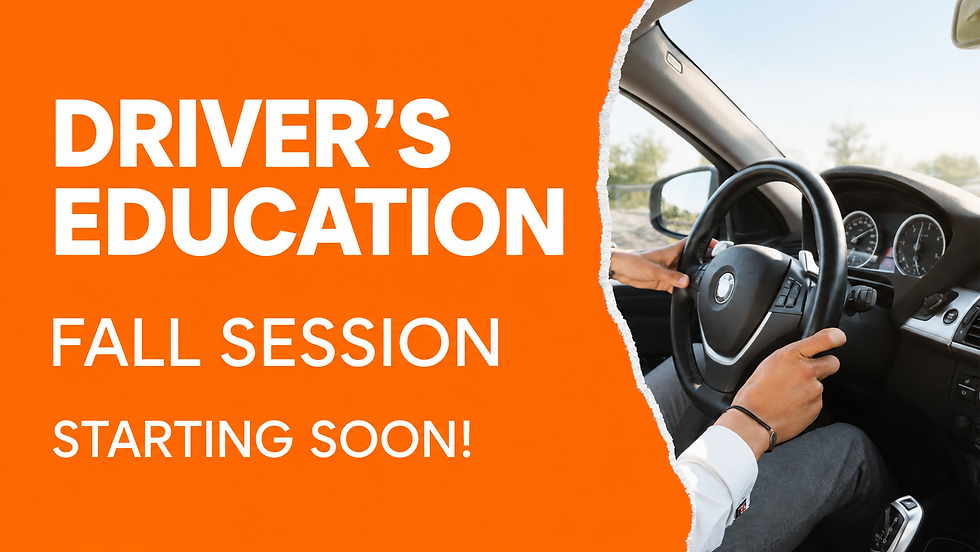 Fall Driver's Education