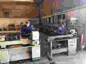 Intro to Mechanics BHS Students Working