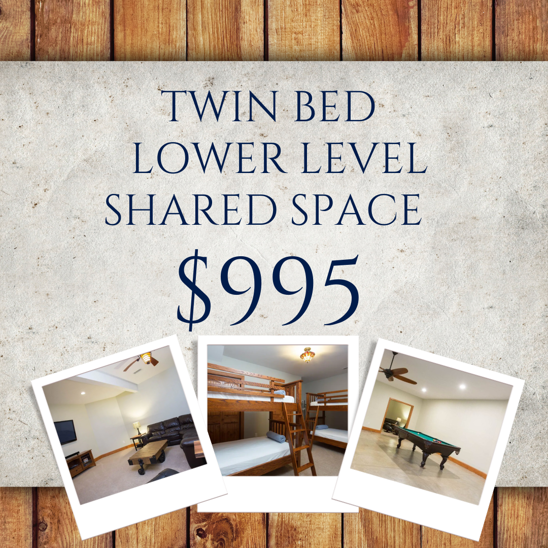 Twin Bed Shared Space