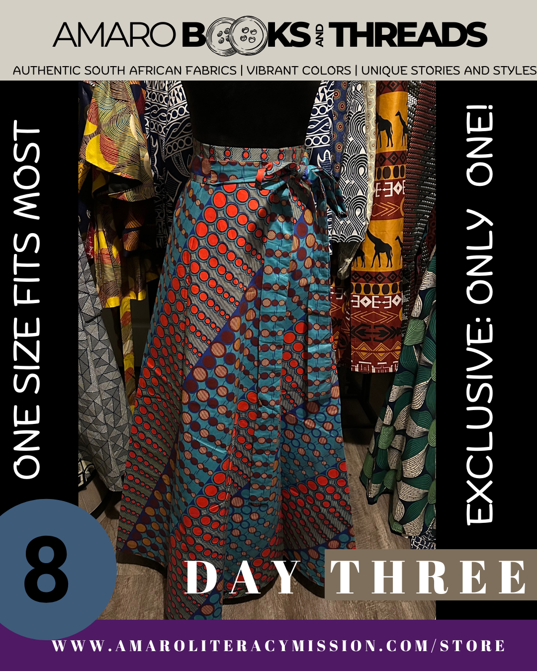 Wrap Skirt Long- D3I8