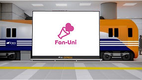 黔岩駅 デジタルサイネージ