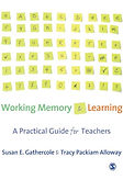 Working Memory and Learning book cover