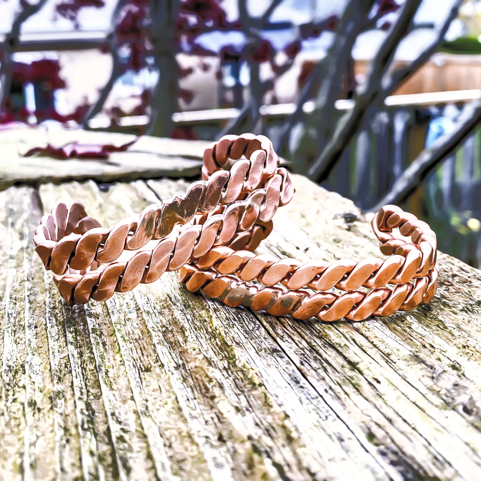 Shri Yantra Unity Pair Cuffs