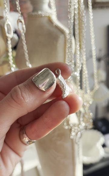 Thumbnail: Design Custom Cowboy Boot Pendant