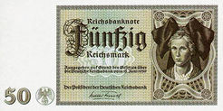 Die Reichsmark in den eingegliederten französischen Gebieten Elsass und Lothringen von 1940 bis 1945