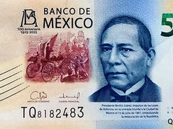 Mexiko gibt eine Gedenkserie "100 Jahre Banco de México" heraus