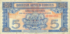 British Armed Forces Special Vouchers, Teil 3