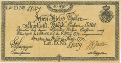 Die Rekonstruktion altdeutscher Geldscheine