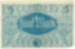 Abb. 4.2: Dillkreis (Dillenburg), 11. November 1918, 5 Mark, Rückseite.