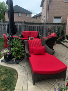 patio furniture after