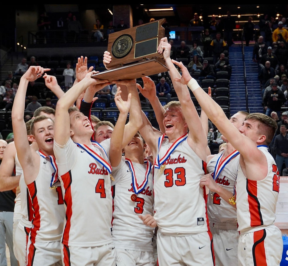 Raising The Trophy