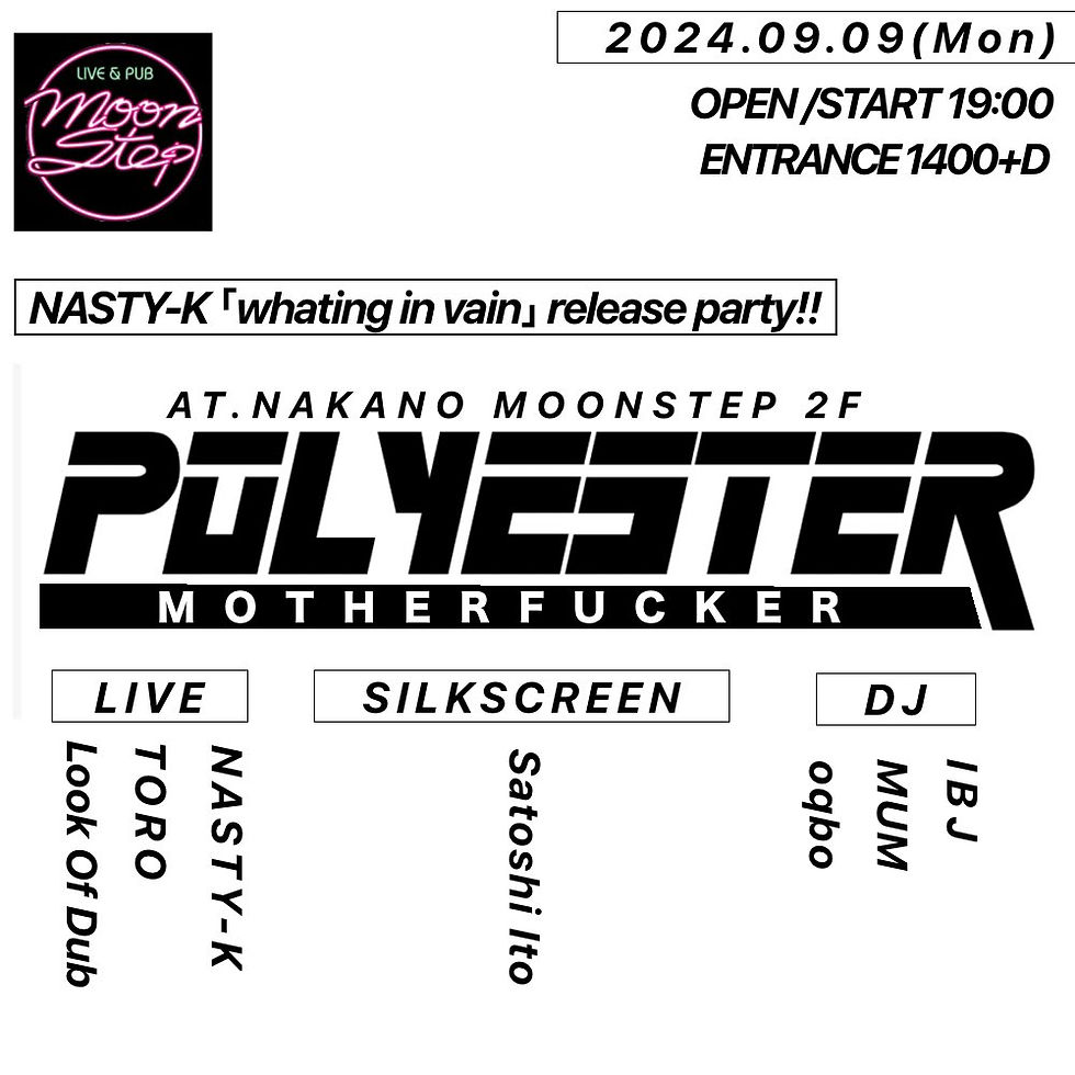 P.M.F vol.3 -NAST K「Waiteing in Vain」Release Party-