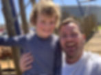 UK man and son happy