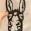 Thumbnail: Wooden Silhouette Donkey Ornaments