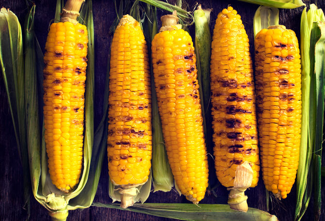 Corn on the Cob Toppings Three Different Varieties