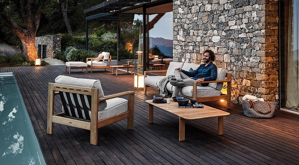 Thumbnail: Gloster - Loop 3 seat sofa