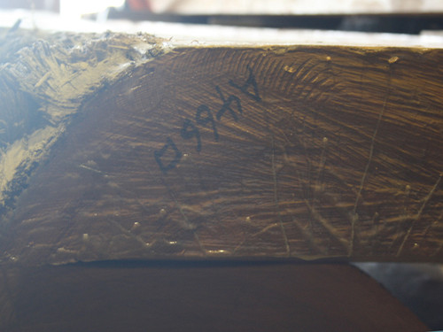 神代ケヤキ（神代欅）A466ロa：長3600×巾360～730×厚147mm | アトリエ欅