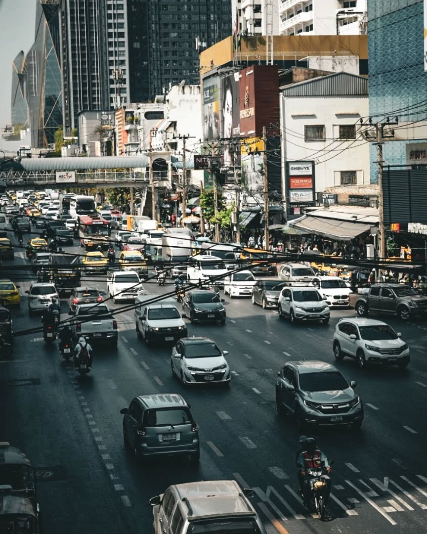 Peak Hour Bangkok Traffic