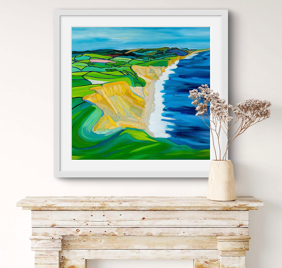 Thumbnail: Painting of Dorset Coast
