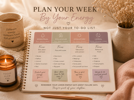 How I Plan My Week Around My Energy (Instead Of My To-Do List)