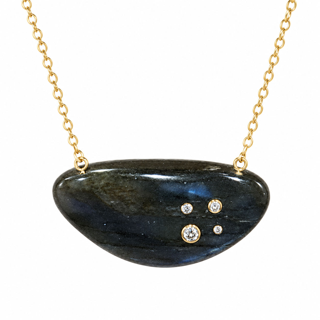 Labradorite and Gems Necklace
