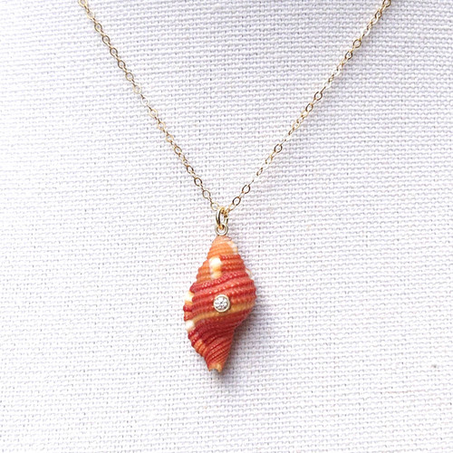 Ruby Triton Shell Pendant | Beach House Stones