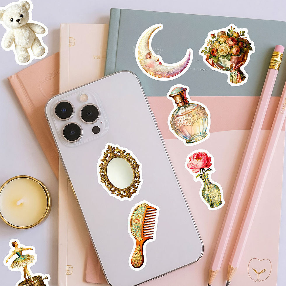 Thumbnail: 56 Pcs New Ins-Style Korean Good Morning Cartoon Stickers - Luggage & Journal De