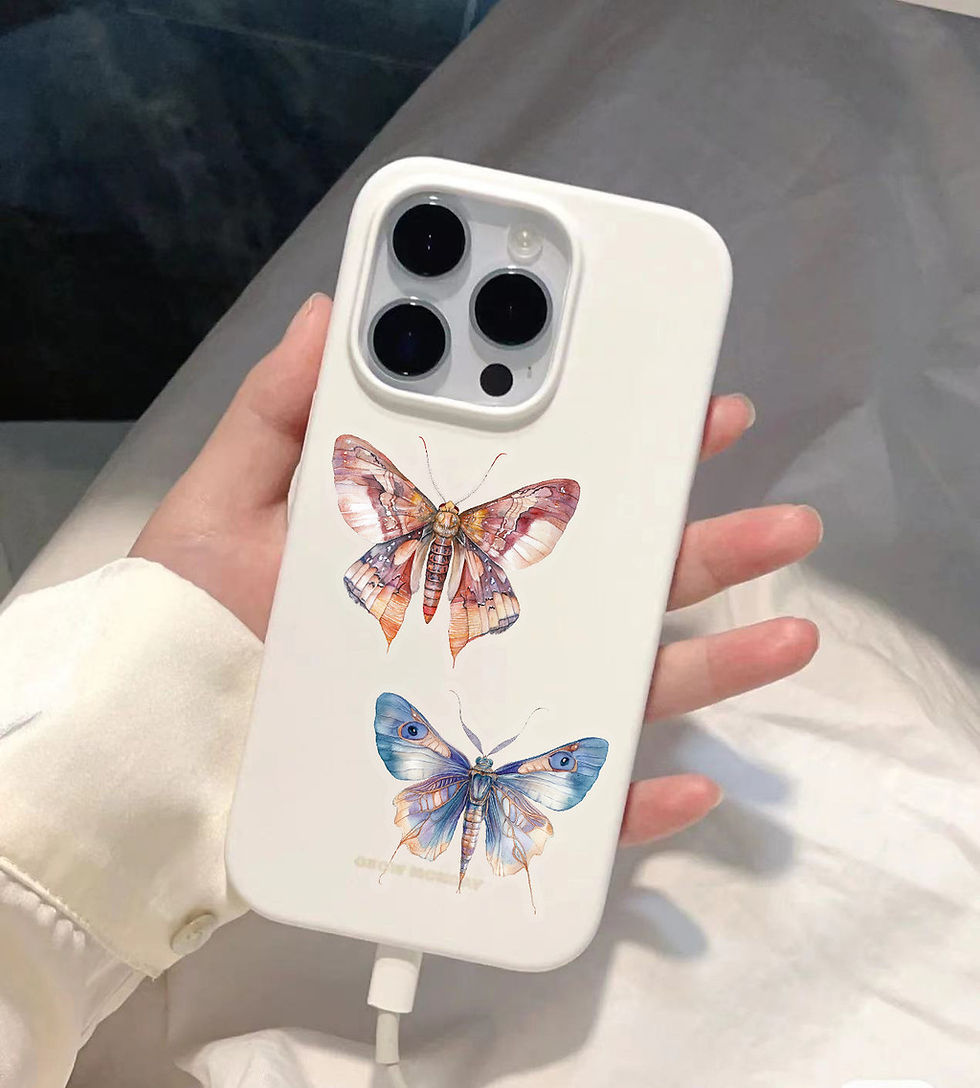 Thumbnail: 50PCS Transparent INS Insect Sticker Pack - Waterproof Clear PET for Scrapbook, 
