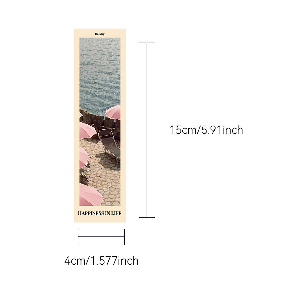 Thumbnail: 30PCS Landscape Emotional Fragments Bookmarks DIY Ledger Paper Decoration Marker