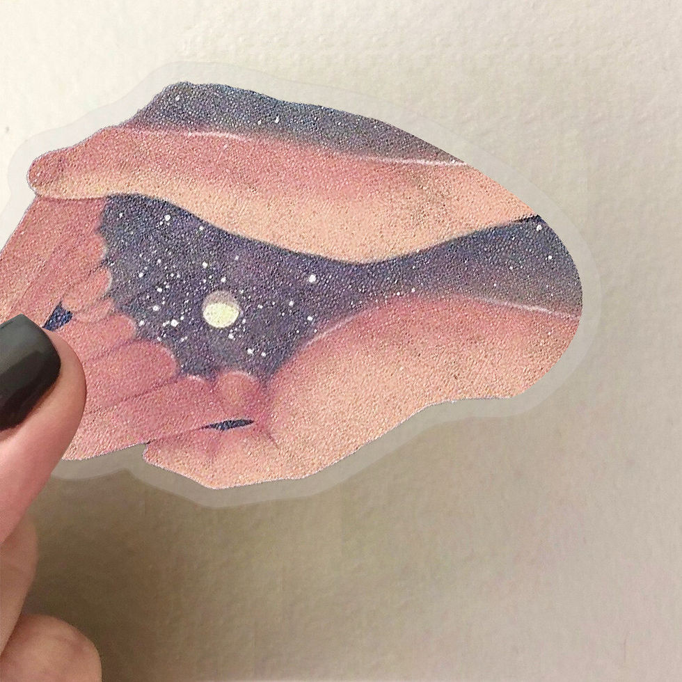 Thumbnail: 50PCS Transparent INS Space Sticker Pack - Waterproof PET for Scrapbooking, Guit