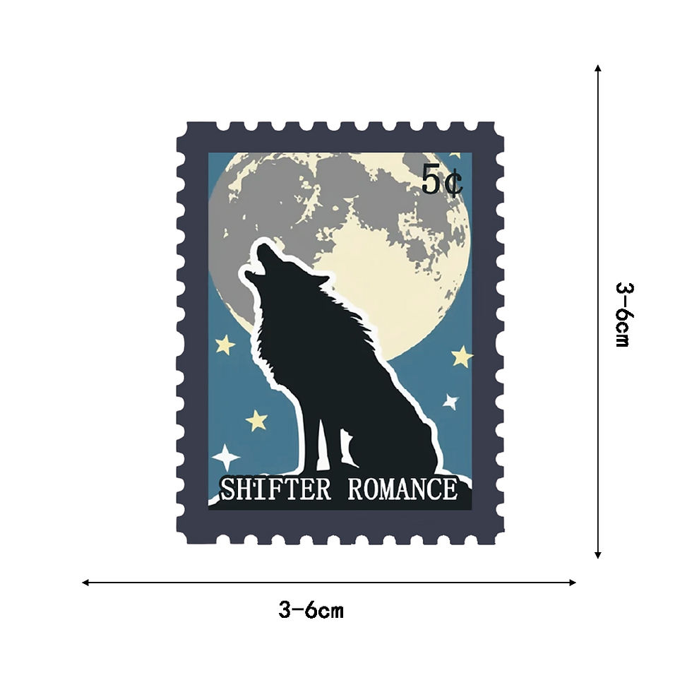 Thumbnail: 50PCS Book Trope Stamp Stickers Nostalgia Reading Graffiti PVC Card Phone Laptop