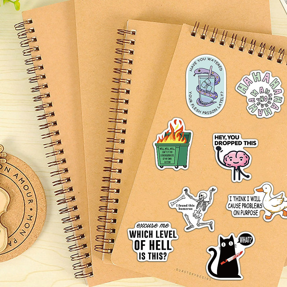 Thumbnail: 100PCS Prank Meme Stickers Cartoon Scrapbooking Coffee DIY Skateboard Luggage La