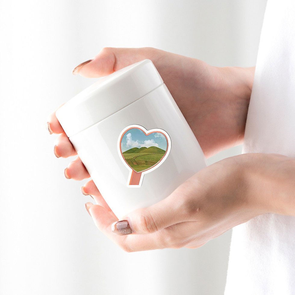 Thumbnail: 60Pcs Minimalist Fresh Green-Themed Stickers Waterproof Decorative Decals for La