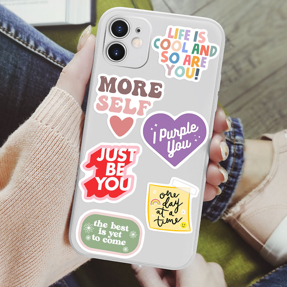 Thumbnail: Girl Selflove club Stickers Confidence Energies DIY Gift Decal for Laptop Phone 
