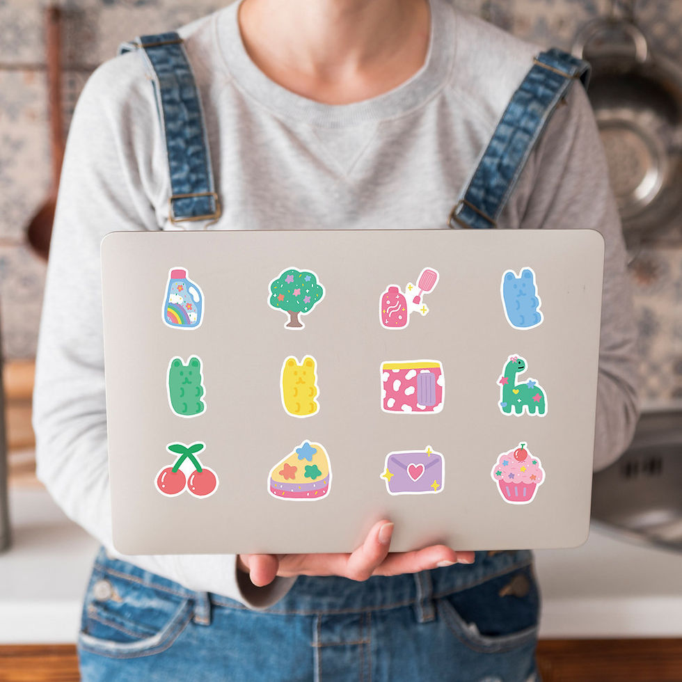 Thumbnail: 50PCS Cute Hand-drawn Small Things Graffiti Stickers-Waterproof Decor for Water 