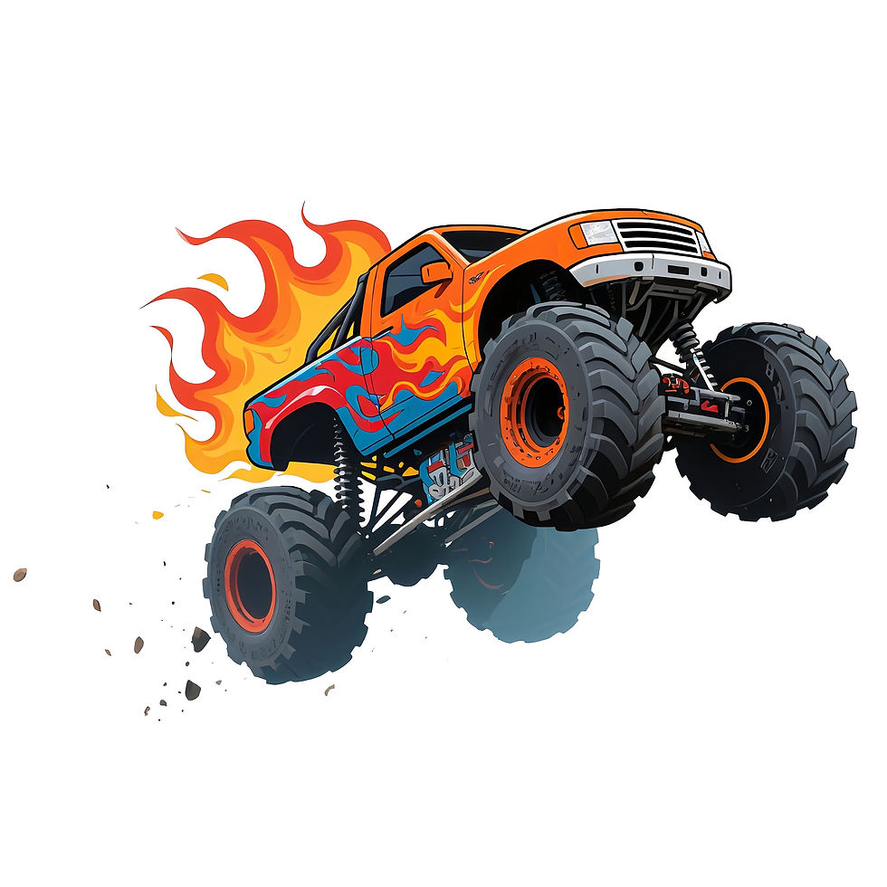 Thumbnail: New cool flame off-road vehicle room beautification decoration wall sticker self