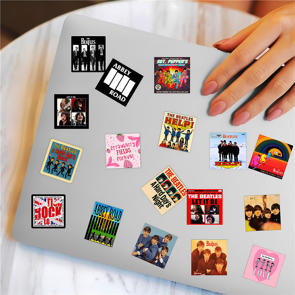 Thumbnail: 135 Pcs The Beatles Season 3 Rock Mini Stickers DIY Decors for Notebook and Cell