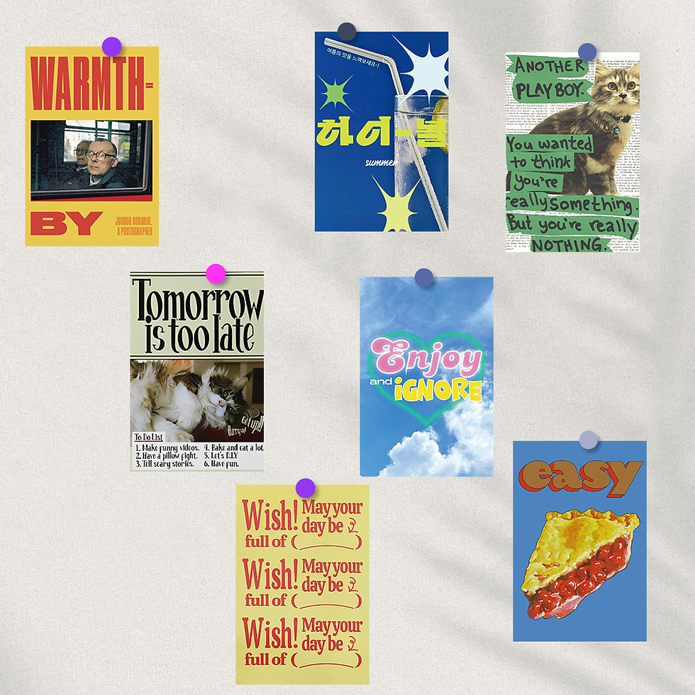 Thumbnail: 10PCS Retro Polaroid Stickers Posters Original Gift Coffee Skateboard Living Car