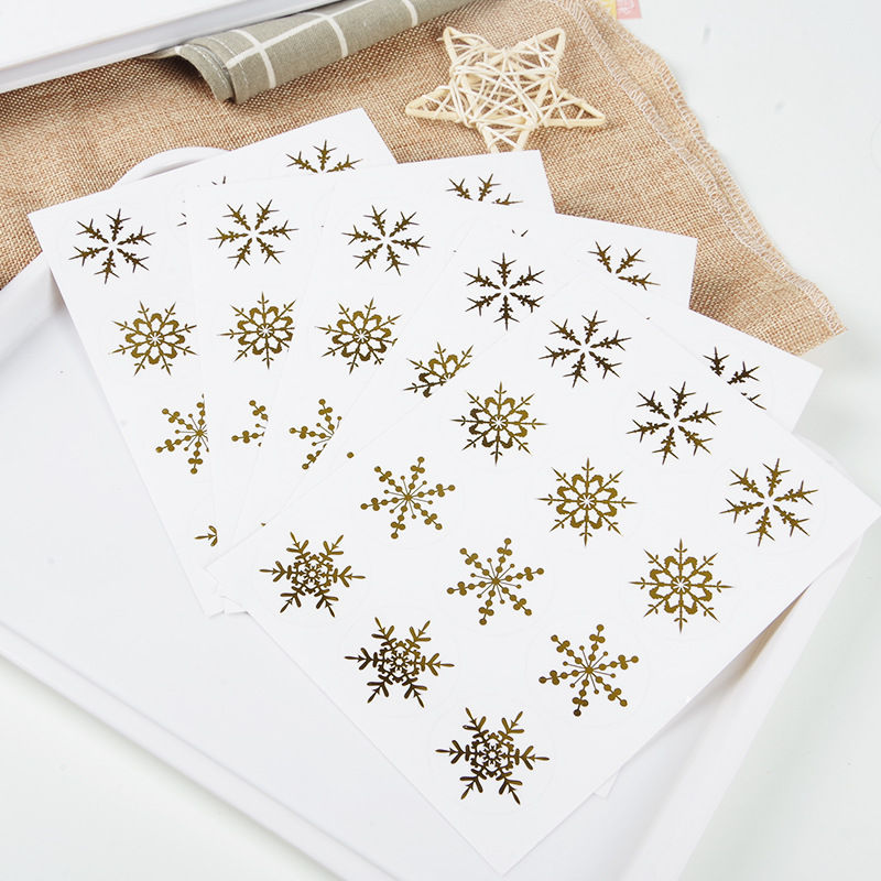 Thumbnail: 3.8cm Transparent Sticker CHRISTMAS Stickers Scrapbook Seal Label Stickers DIY P