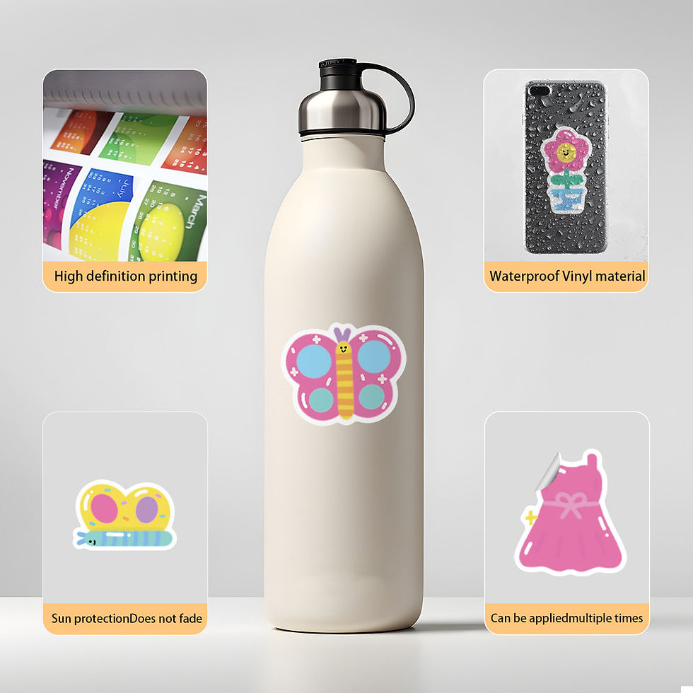 Thumbnail: 50PCS Cute Hand-drawn Small Things Graffiti Stickers-Waterproof Decor for Water 