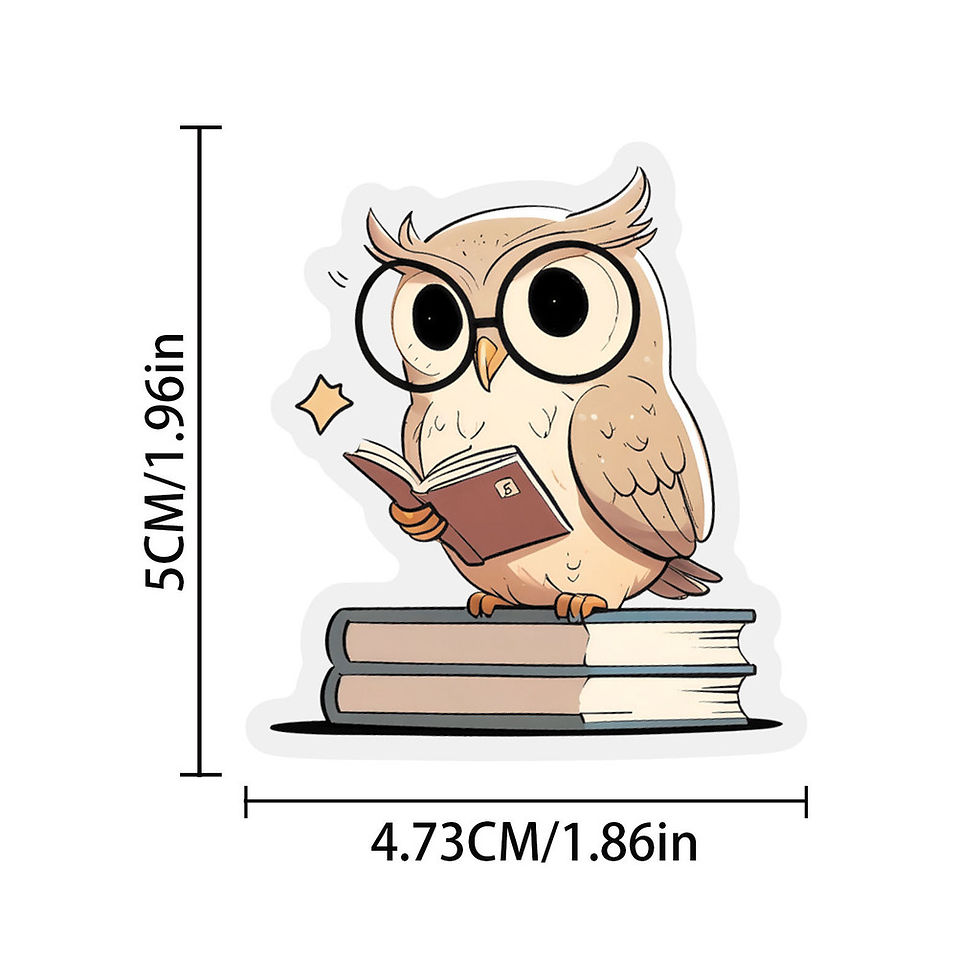 Thumbnail: 50 Pcs Vintage Reading Graffiti Stickers - Transparent Waterproof PET for Journa