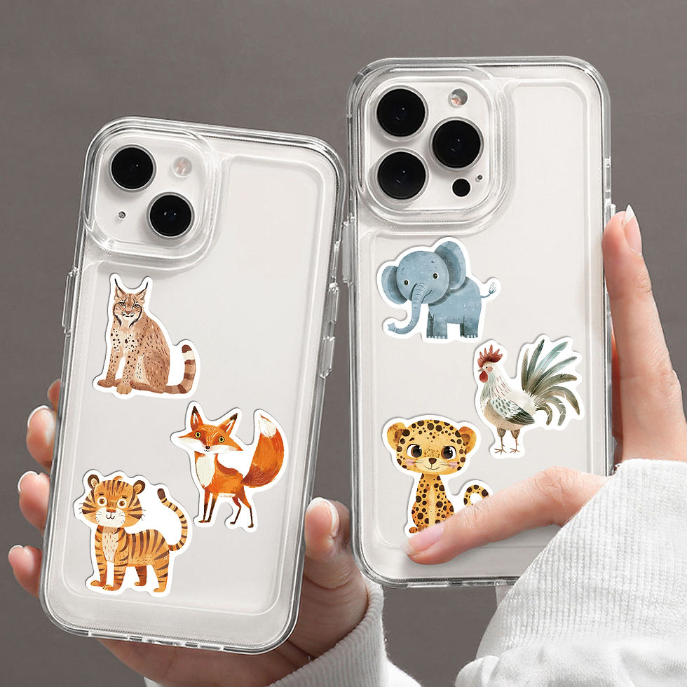 Thumbnail: 50pcs Cute Childrens Book Paintings Stickers Vinyl Waterproof Stickers for Kids 