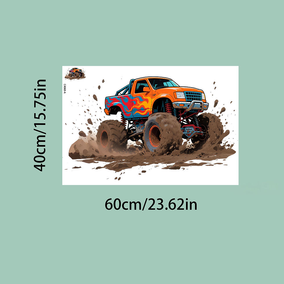 Thumbnail: Desert off-road vehicle wall sticker cross-border sticker removable wall sticker