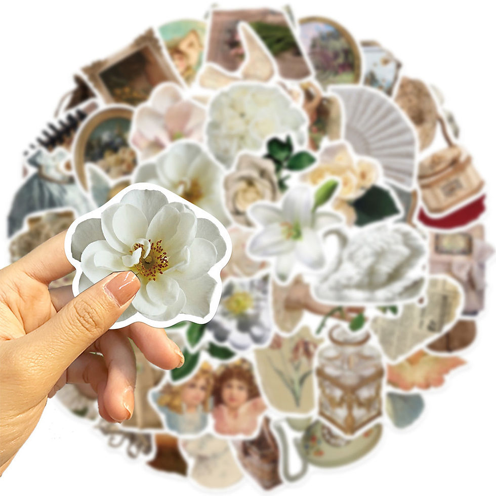 Thumbnail: 50PCS Retro Style The Renaissance Handbooks Waterproof Graffiti Stickers for Hel