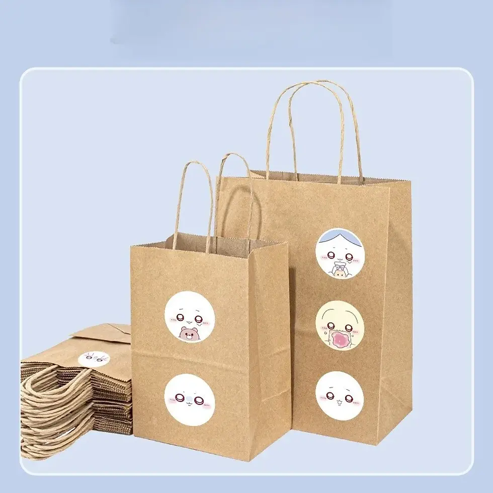 Thumbnail: 500PCS/Roll Expressions Sealing Stickers Roll for Bicycle Hand Account Pencil Ca
