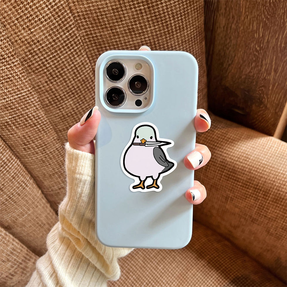 Thumbnail: 50PCS Cute Cartoon Pigeon Stickers DIY Diary Laptop Luggage Skateboard Animal St