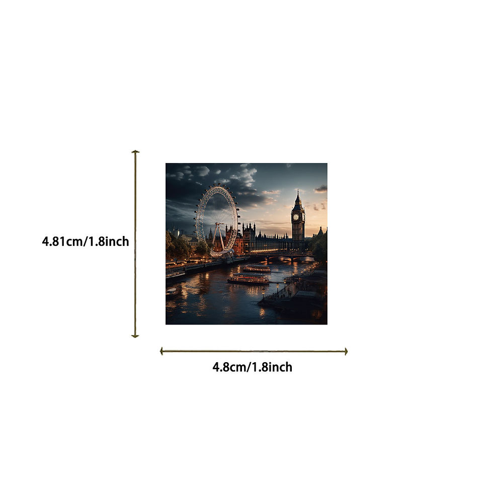 Thumbnail: 50pcs Cartoon Aesthetic World City Landmarks Stickers Vintage Travel Landmark Sc