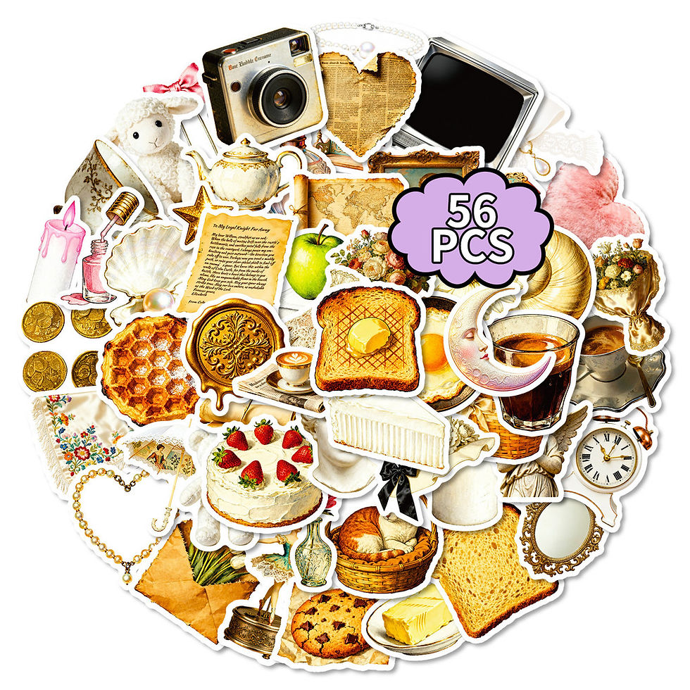 Thumbnail: 56 Pcs New Ins-Style Korean Good Morning Cartoon Stickers - Luggage & Journal De