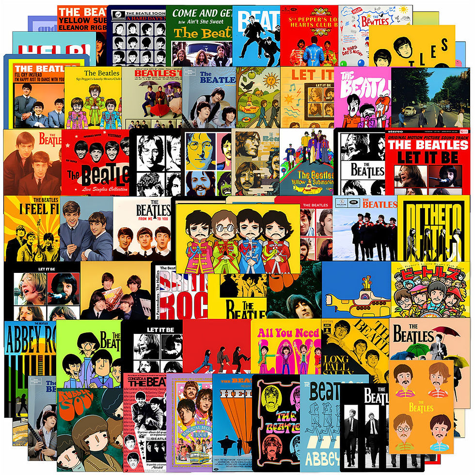 Thumbnail: 135 Pcs The Beatles Season 3 Rock Mini Stickers DIY Decors for Notebook and Cell