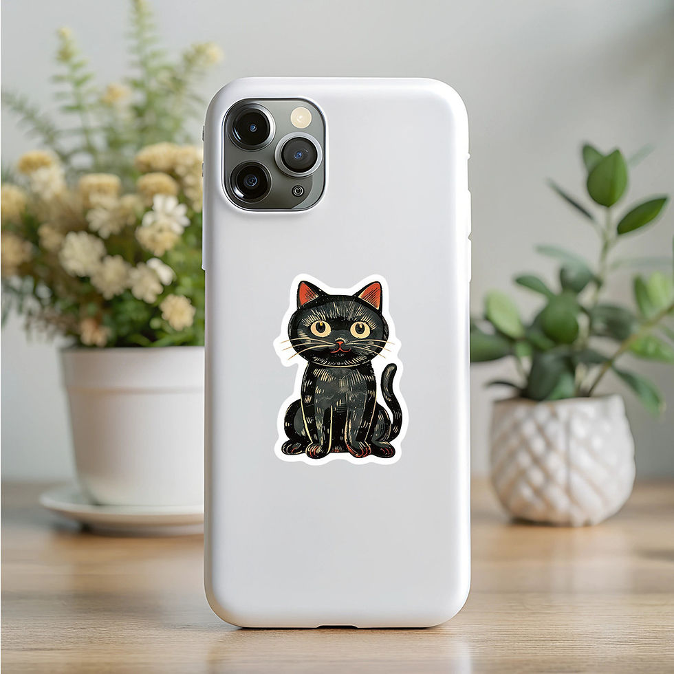 Thumbnail: 50PCS Nordic Style Halloween Graffiti Stickers - Waterproof Decor for Water Cup,